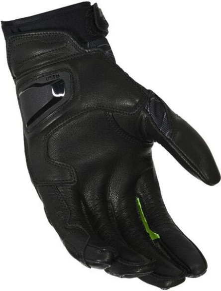 Manusi Moto Piele ROCCO Black/Yellow
