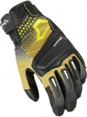 Manusi Moto Textil HUGO Black/Yellow
