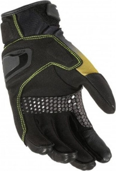 Manusi Moto Textil HUGO Black/Yellow
