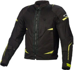 Geaca Moto Textil HURRACAGE Black/Yellow Fluo