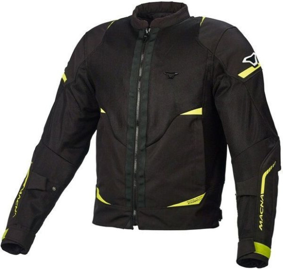 Geaca Moto Textil HURRACAGE Black/Yellow Fluo