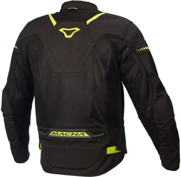 Geaca Moto Textil HURRACAGE Black/Yellow Fluo
