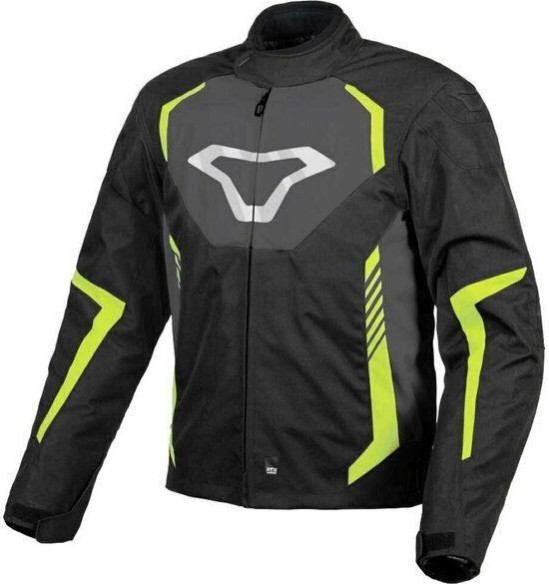 Geaca Moto Textil WP TAZAR Black/Yellow Fluo