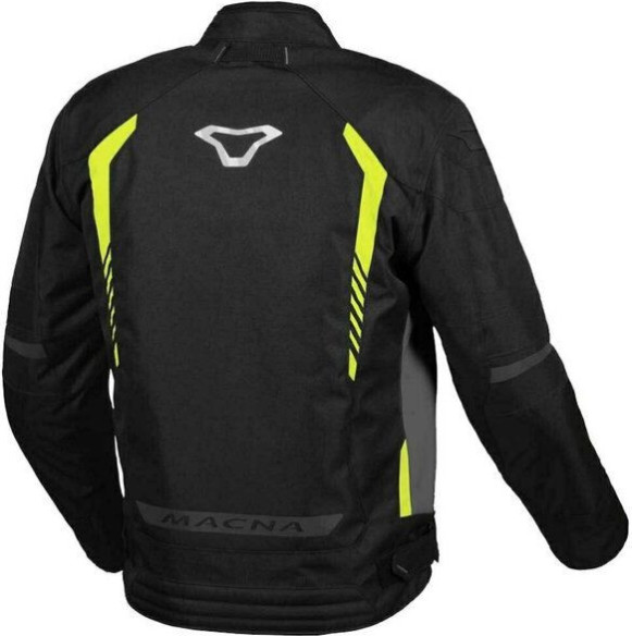 Geaca Moto Textil WP TAZAR Black/Yellow Fluo
