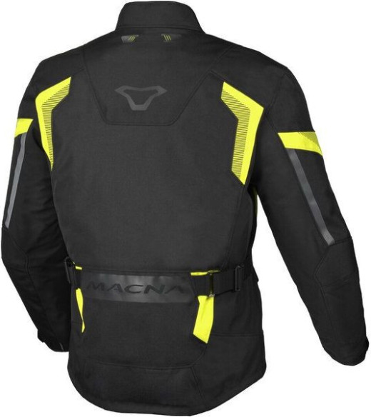 Geaca Moto Textil WP VAULTURE Black/Yellow Fluo