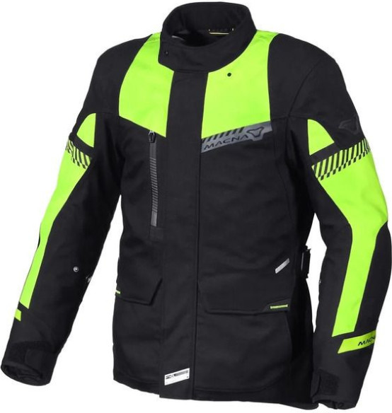 Geaca Moto Textil Touring/Adventure WP ASPIRE Black/Yellow Fluo