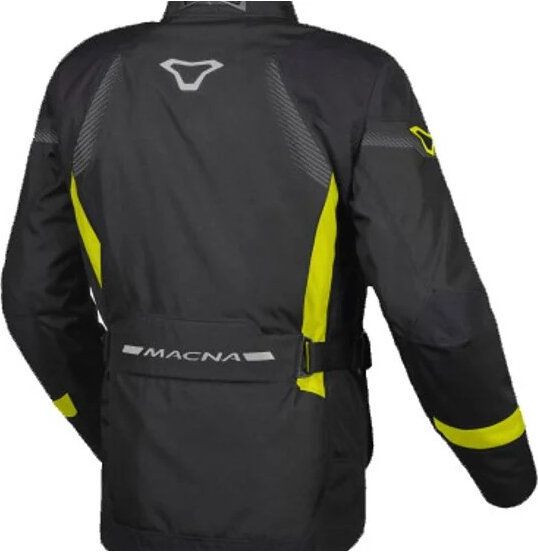 Geaca Moto Textil Touring RANCHER Black/Yellow Fluo