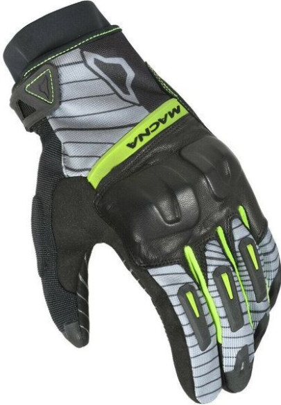 Manusi Moto Textil WP ATTILA RTX Black/Yellow Fluo
