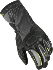 Manusi Moto Textil WP TERRA RTX Black/Yellow Fluo