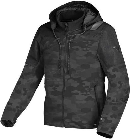 Geaca Moto Tetila WP RACOON Black/Grey Camo