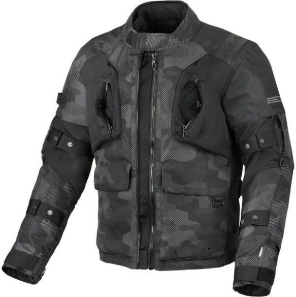 Geaca Moto Textil WP HIGERA Black/Grey Camo