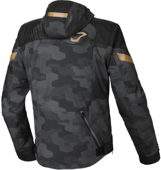 Geaca Moto Textil WP TRAFFIQ Black/Grey Camo