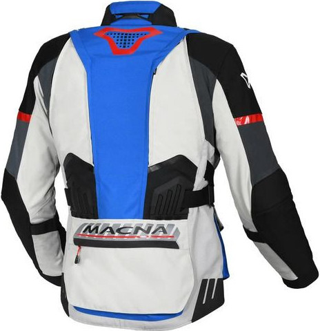Geaca Moto Textil WP DOMANE Black/Light Grey/Blue