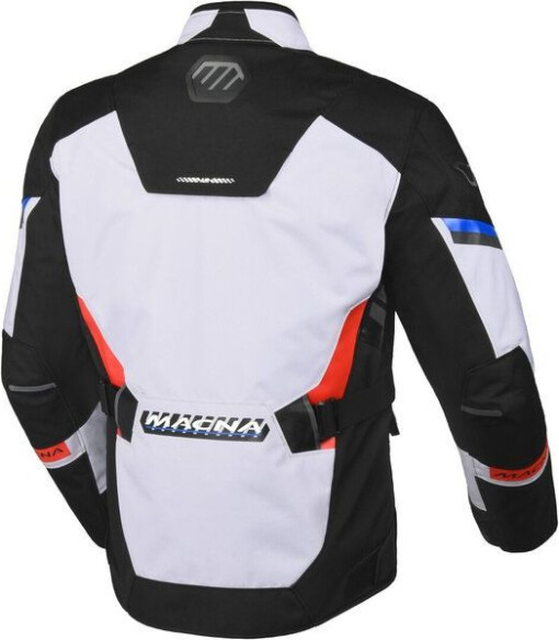 Geaca Moto Textil Touring ZASTRO WP Black/Light Grey/Blue