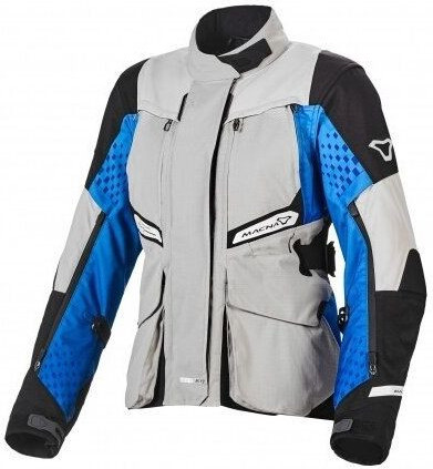 Geaca Moto Textil Touring/Adventure Dama WP FUSOR Black/Grey/Blue