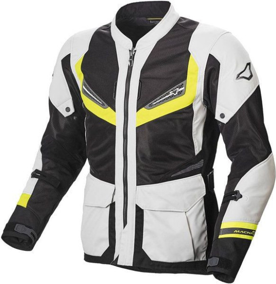 Geaca Moto Tetila Touring AEROCON Night Eye Black/Grey/Yellow