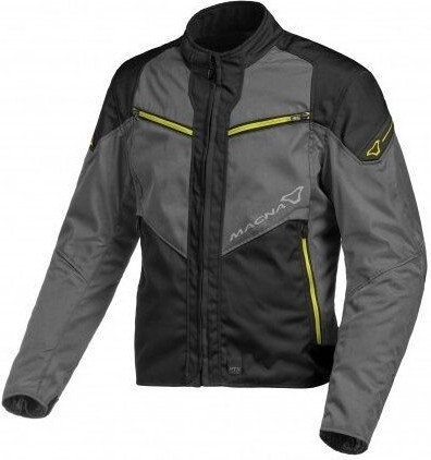 Geaca Moto Textil WP SOLUTE Black/Grey/Yellow