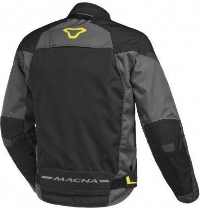 Geaca Moto Textil WP SOLUTE Black/Grey/Yellow