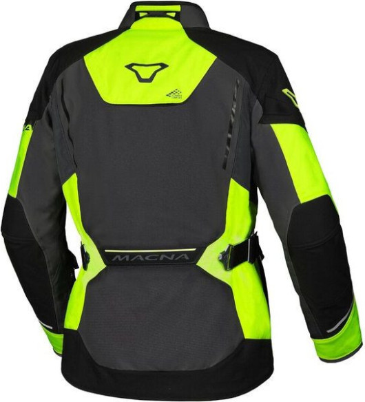 Geaca Moto Textila Touring/Adventure WP MUNDIAL Black/Grey/Yellow Fluo