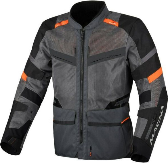 Geaca Moto Textila Touring WP CAPTANE Black/Grey/Orange