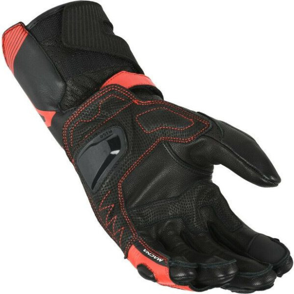 Manusi Moto Piele THANDOR Black/Red