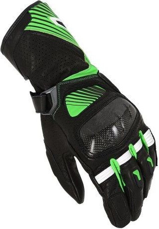 Manusi Moto Piele AIRPACK Black/Green