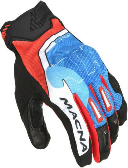 Manusi Moto Textil ASSAULT 2.0 Black/Blue/Red