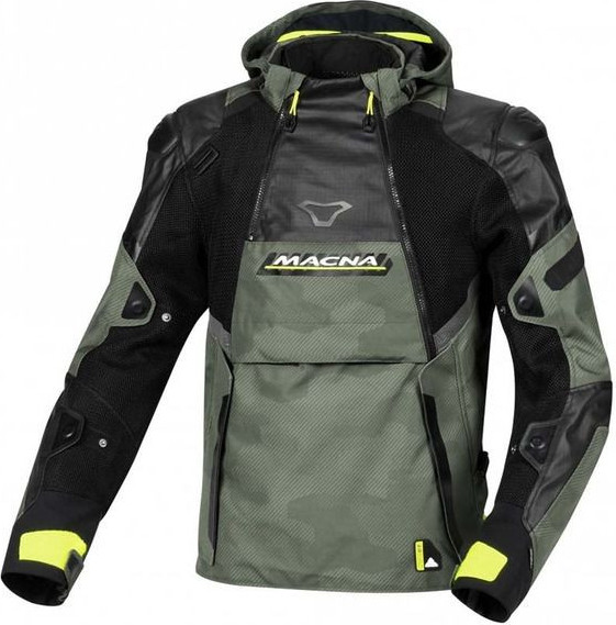 Geaca Moto Textila Touring/Adventure WP BRADICAL Green/Yellow Fluo