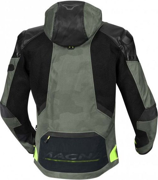 Geaca Moto Textila Touring/Adventure WP BRADICAL Green/Yellow Fluo