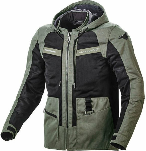 Geaca Moto Tetila CHINOOK Black/Green