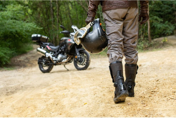Cizme Moto Adventure Avantour 2 Black/Brown