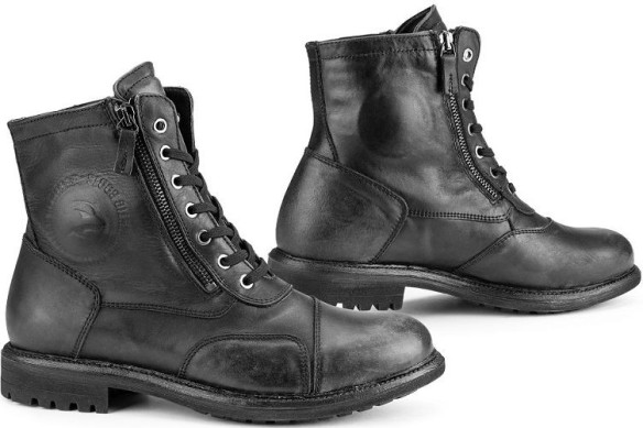Ghete Moto Aviator Black