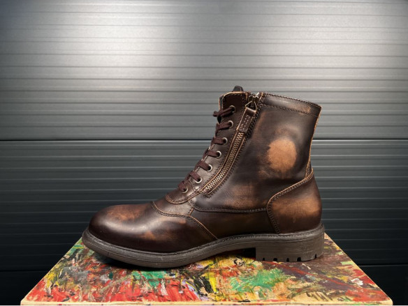 Ghete Moto Aviator Brown