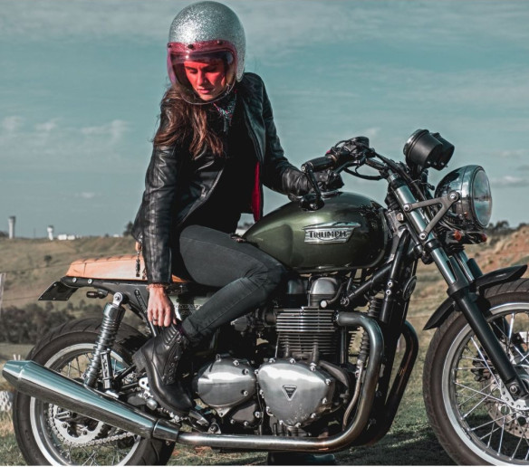 Cizme Moto Dama Misty Black