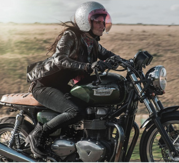 Cizme Moto Dama Misty Black