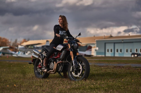Cizme Moto Dama Misty Kaki