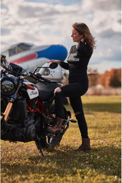 Cizme Moto Dama Misty Brown