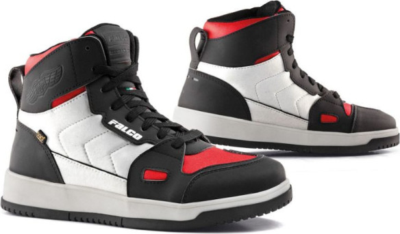 Ghete Moto Harlem Black/Grey/Red