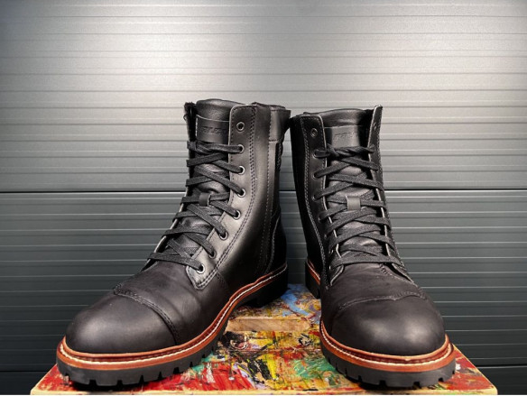Ghete Moto Rooster Black