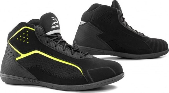 Ghete Moto Speedox Black/Yellow Fluo