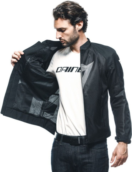 Geaca Moto Racing Textila Herosphere Tex Black/White/Diamond 25