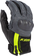 Manusi Moto Piele Induction Asphalt/Hi-Vis