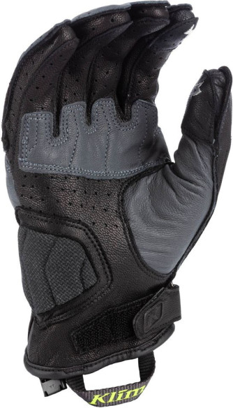 Manusi Moto Piele Induction Asphalt/Hi-Vis