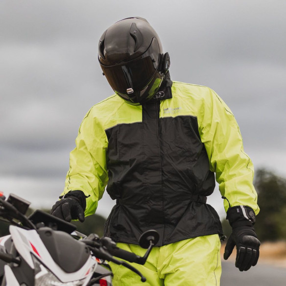 Geaca Ploaie Rainseal Black/Fluo 24