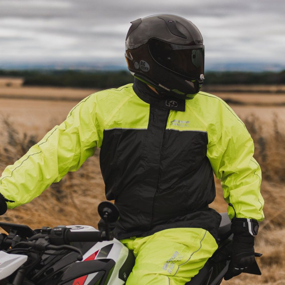 Geaca Ploaie Rainseal Black/Fluo 24