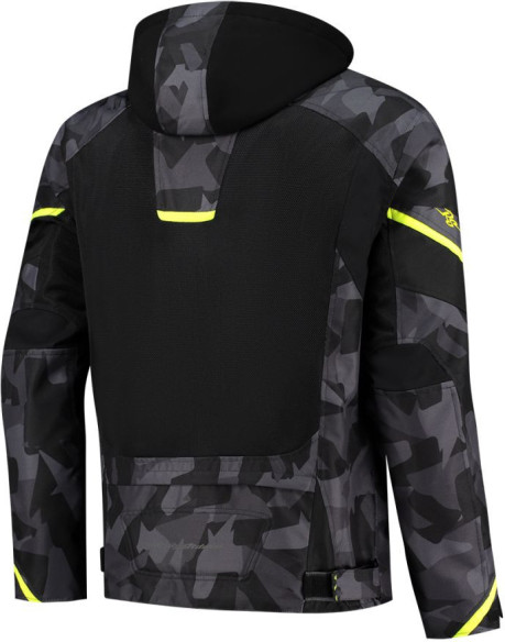 Geaca Moto Textila Carlo Black/Camo/Yellow Fluo 24