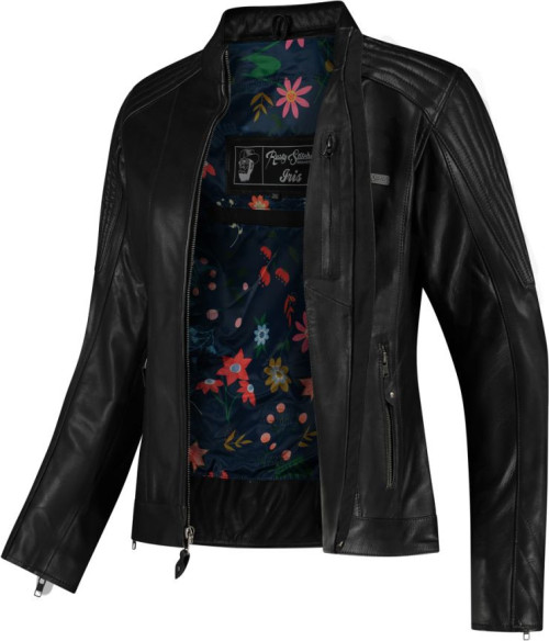 Geaca Moto Piele Dama Iris Black 24