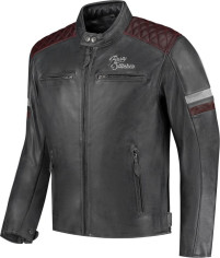 Geaca Moto Piele Jari V2 Grey/Light Grey/Maroon 24
