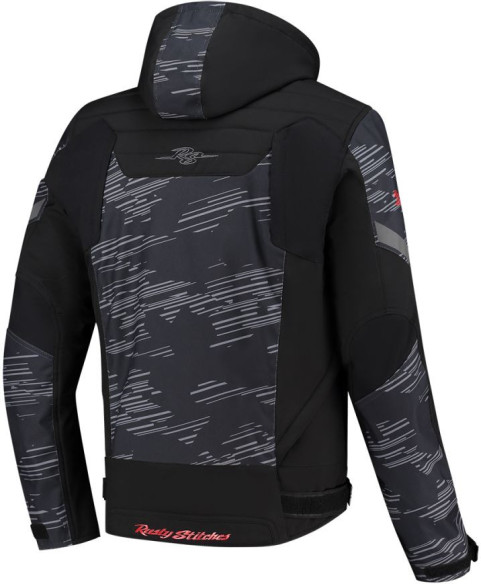Geaca Moto Textila Liam Black/Grey/Red 24