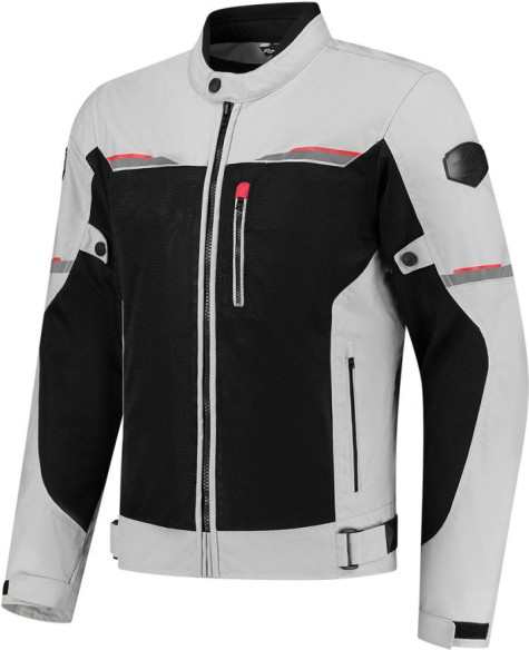 Geaca Moto Textila Ruben Light Grey/Black 24